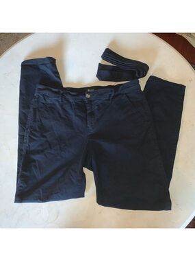 Reitmans Pants, Size 12, Dark Blue, cotton
